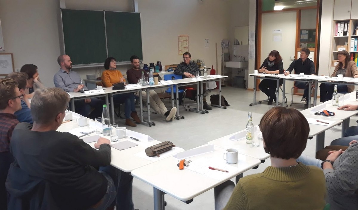 Informationsgespräch mit Lehrkräften der Beruflichen Schulen