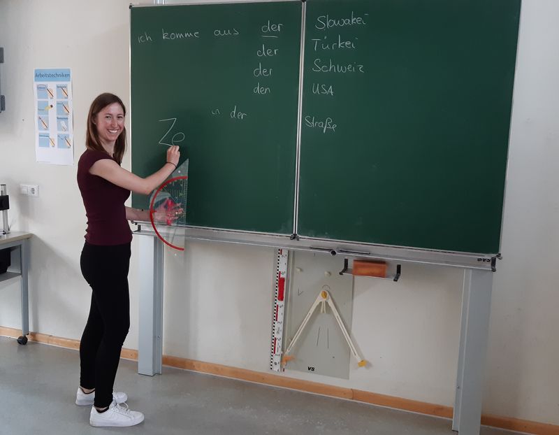 Wir haben eine neue Referendarin
