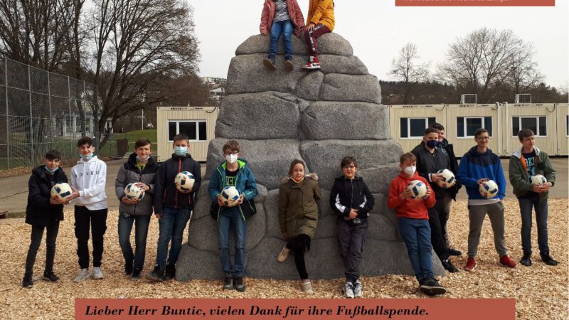 Großzügige Ballspende