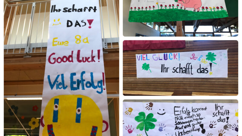 Unterstützung aus der Schulgemeinschaft