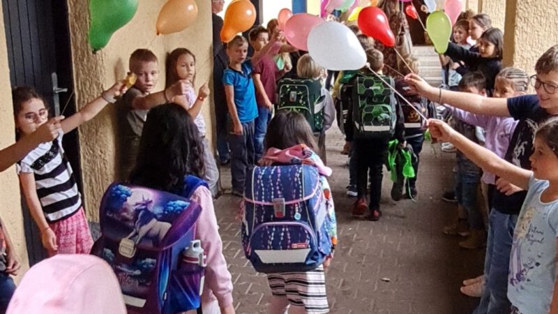 Einschulungsfeier der Erstklässler