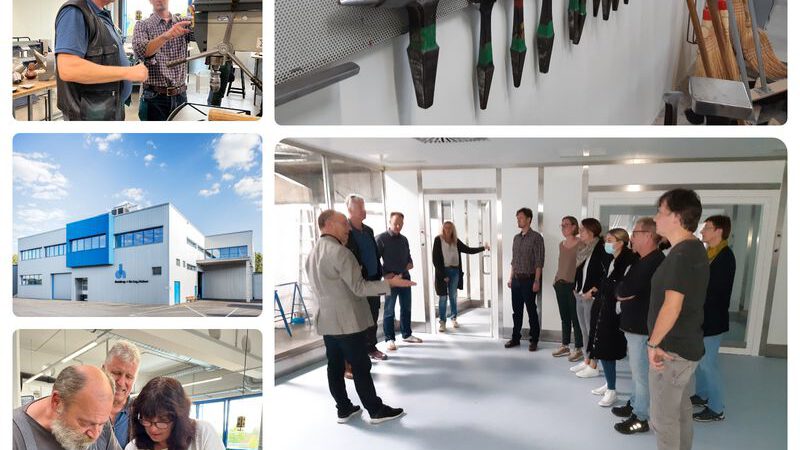 Betriebsbesichtigung beim Bildungspartner Daldrop