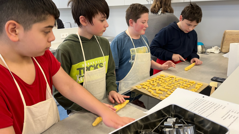 In der Weihnachtsbäckerei…