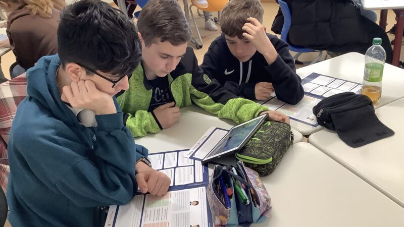 Die GiroHeroes in Klasse 7