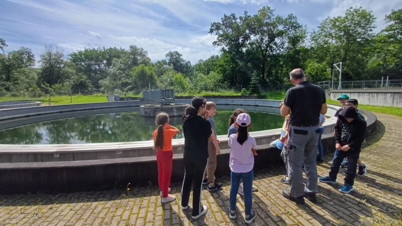 Besuch in der Kläranlage