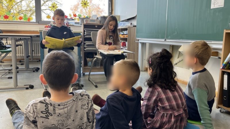 Besuch der Vorschulkinder an der Auwiesenschule