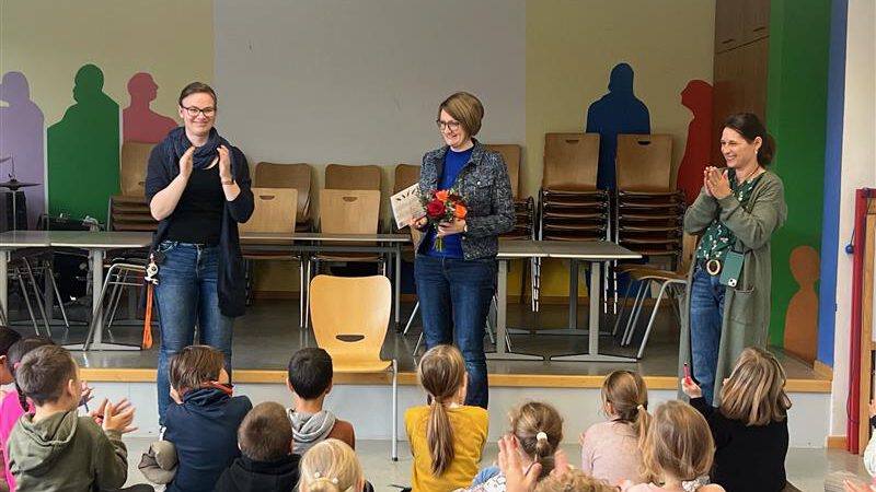 Besuch von Frau Braun bei den Drittklässlern