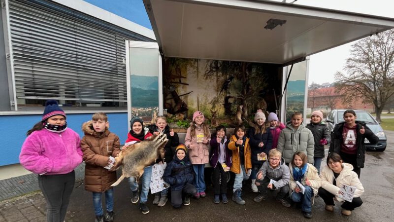 Anhänger „Lernort-Natur“ zu Besuch