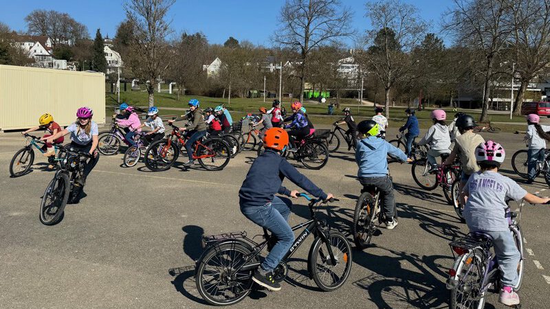 Fahrradtraining für die Klassen 4