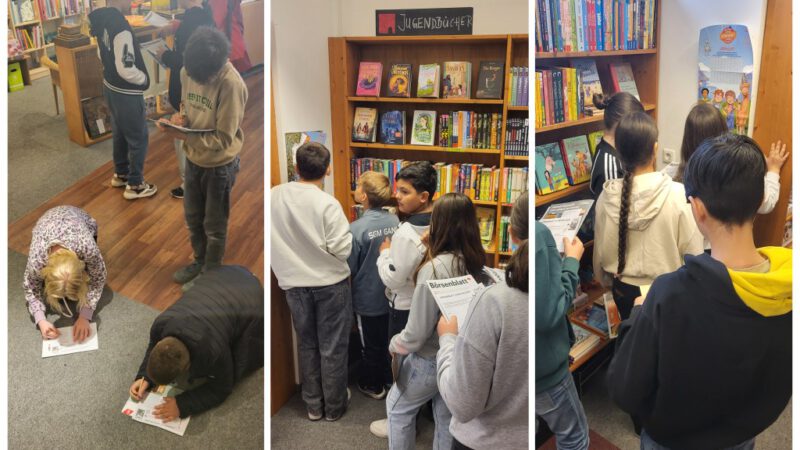 Besuch im Buchhandel „Rotes Haus“