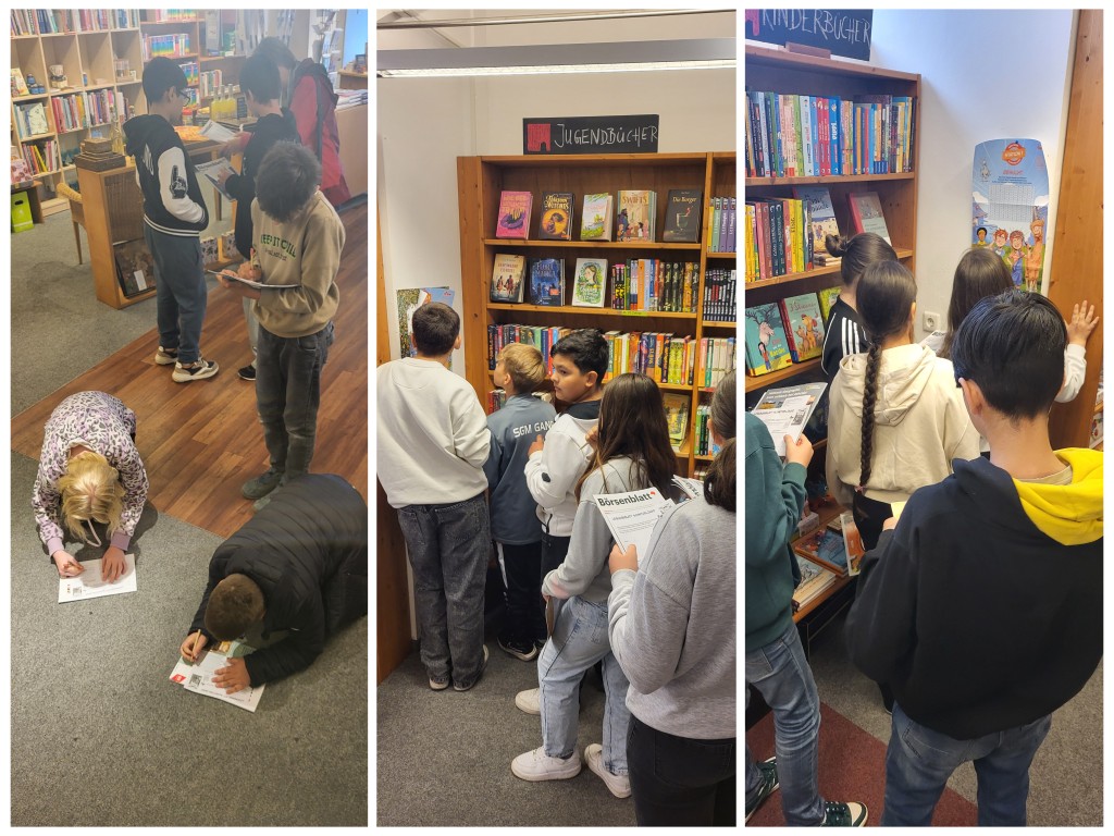 Besuch im Buchhandel „Rotes Haus“