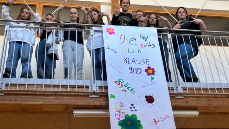 Daumen drücken für die Prüflinge