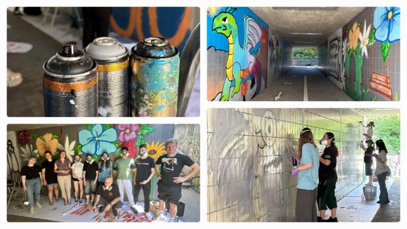 Graffiti-Projekt in Neckartenzlingen